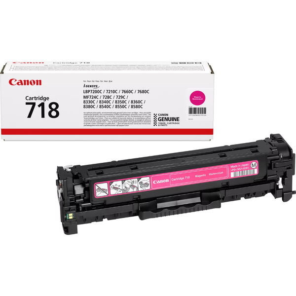 Canon 718M Magenta Toner Cartridge – High-Quality Printing Performance