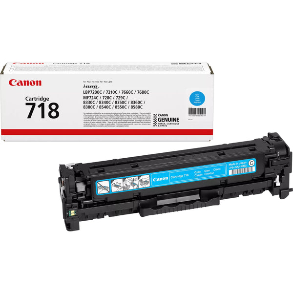 Canon 718C Cyan Toner Cartridge – High-Quality Printing Performance