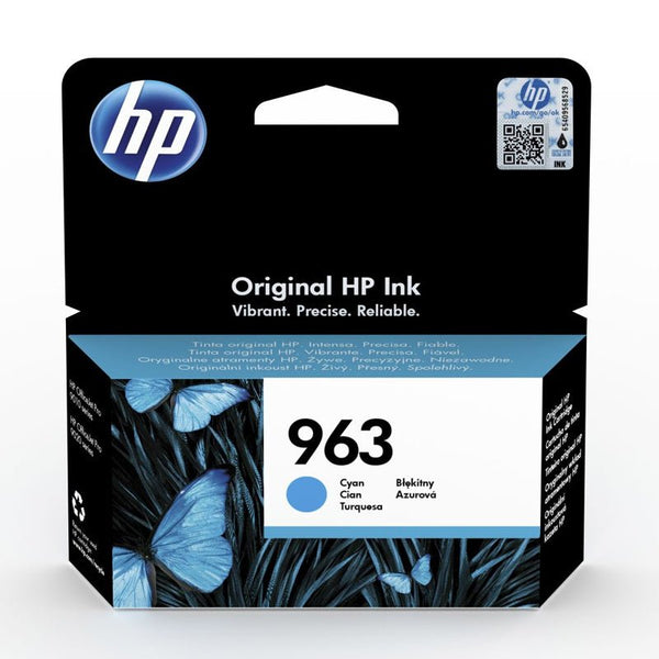 خرطوشة حبر أصلية سماوي HP 963 - 700 صفحة / لون سماوي / خرطوشة حبر
