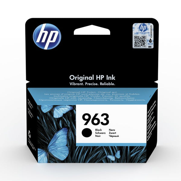 خرطوشة حبر HP 963 الأصلية باللون الأسود - 1000 صفحة / لون أسود / خرطوشة حبر