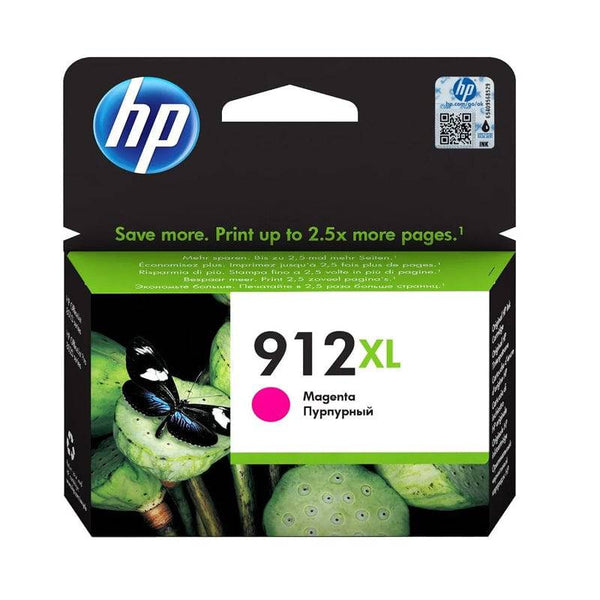خرطوشة حبر أرجواني عالية الإنتاجية HP 912XL - 825 صفحة / 10.4 مل / لون أرجواني / خرطوشة حبر