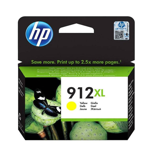 خرطوشة حبر أصفر عالية الإنتاجية HP 912XL - 825 صفحة / 9.9 مل / لون أصفر / خرطوشة حبر