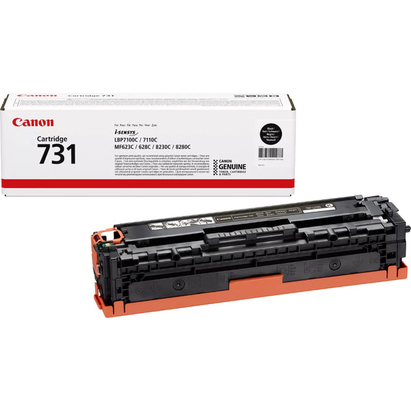 Canon 731BK Black Toner Cartridge for Laser Printers