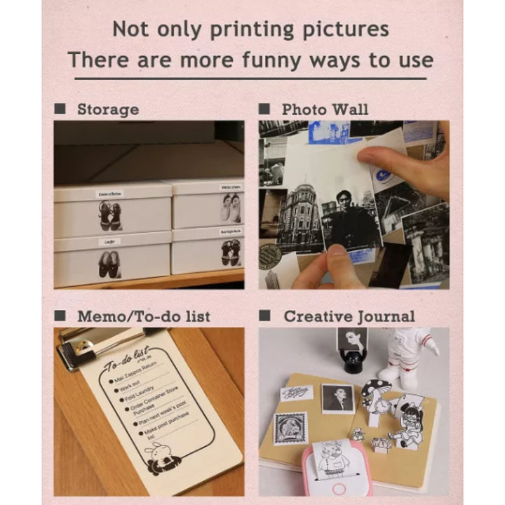 T02 Aimo AIMO T02 Mini Photo Printer | Inkless Thermal Sticker Printer | Shop in ...