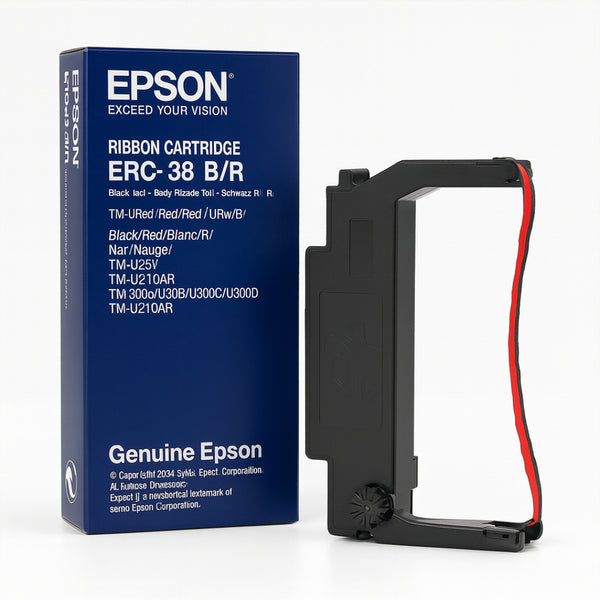 Epson ERC-38 Black/Red Ribbon Cartridge
