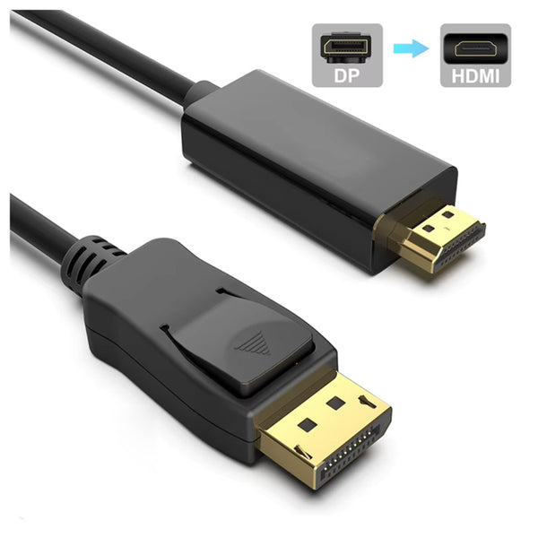 Haing DisplayPort (DP) to HDMI Cable, 4K Resolution