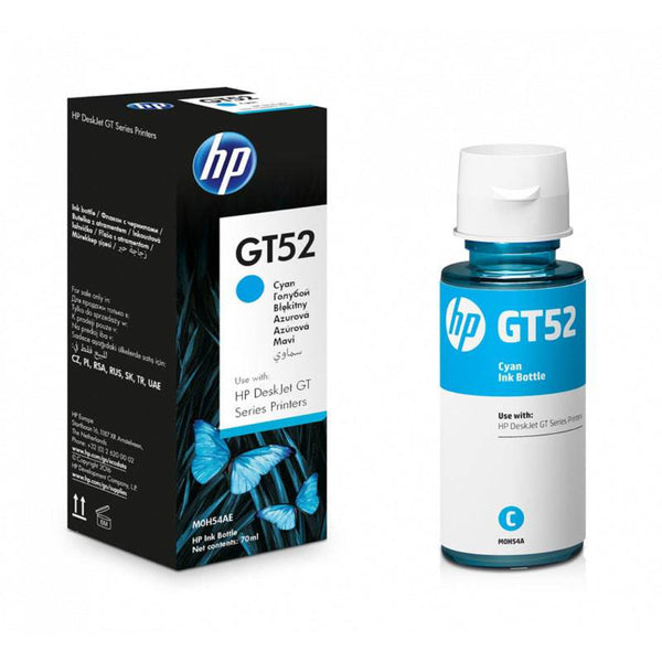 HP GT52 70-ml Cyan Original Ink Bottle with 8,000 Pages Yield