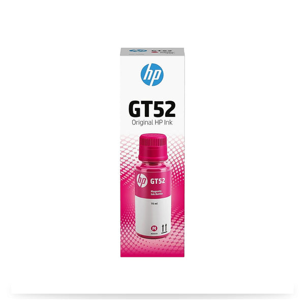 زجاجة حبر HP GT52 الأصلية باللون الأرجواني سعة 70 مل مع إنتاجية 8000 صفحة