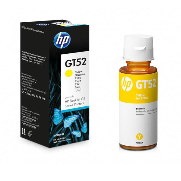 HP GT52 70-ml Yellow Original Ink Bottle with 8,000 Pages Yield