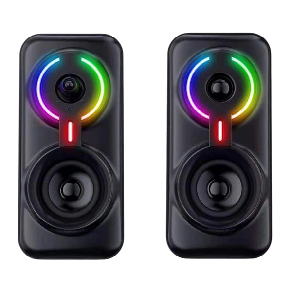 مكبر صوت Onikuma L6 RGB متعدد الوسائط للألعاب مع دعم البلوتوث وUSB