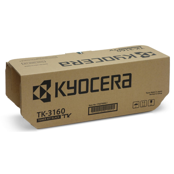 خرطوشة حبر أسود Kyocera TK-3160 مع إنتاجية 12,500 صفحة